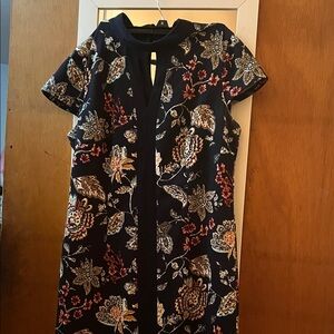 Roz & Ali Navy Floral Mini Dress